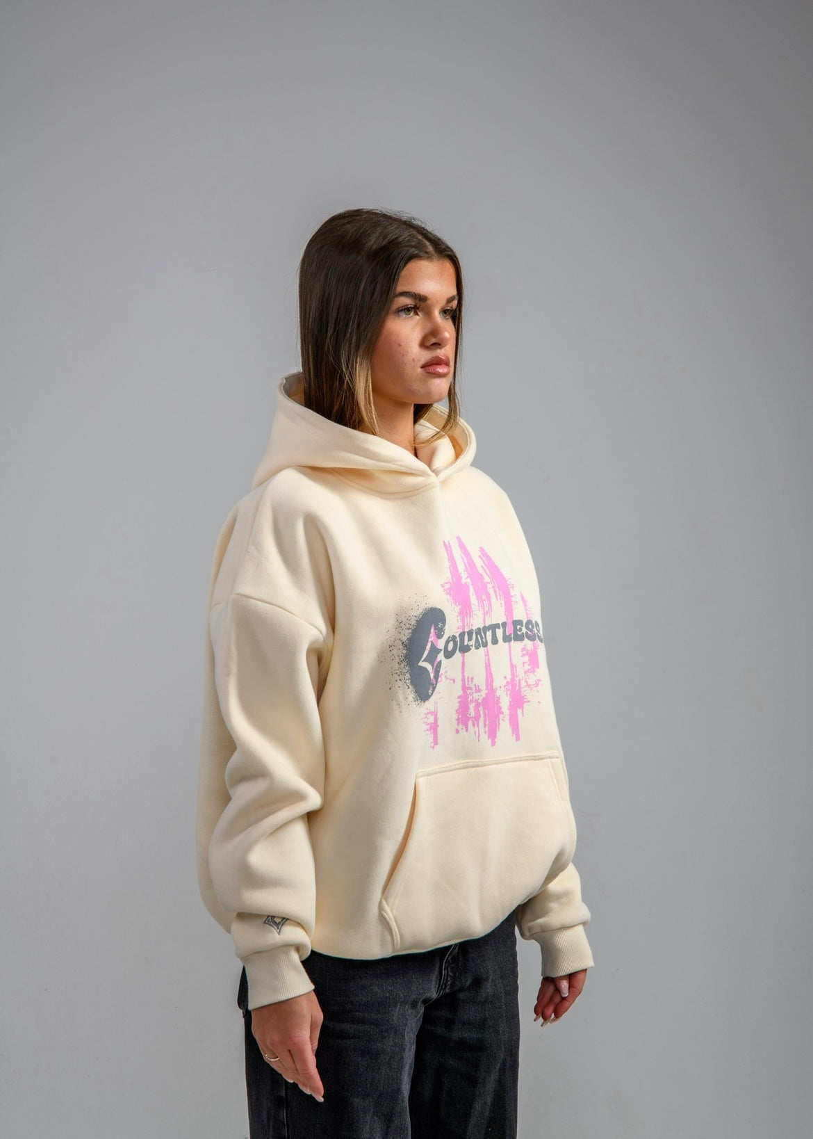 Oversized Hoodie Beige